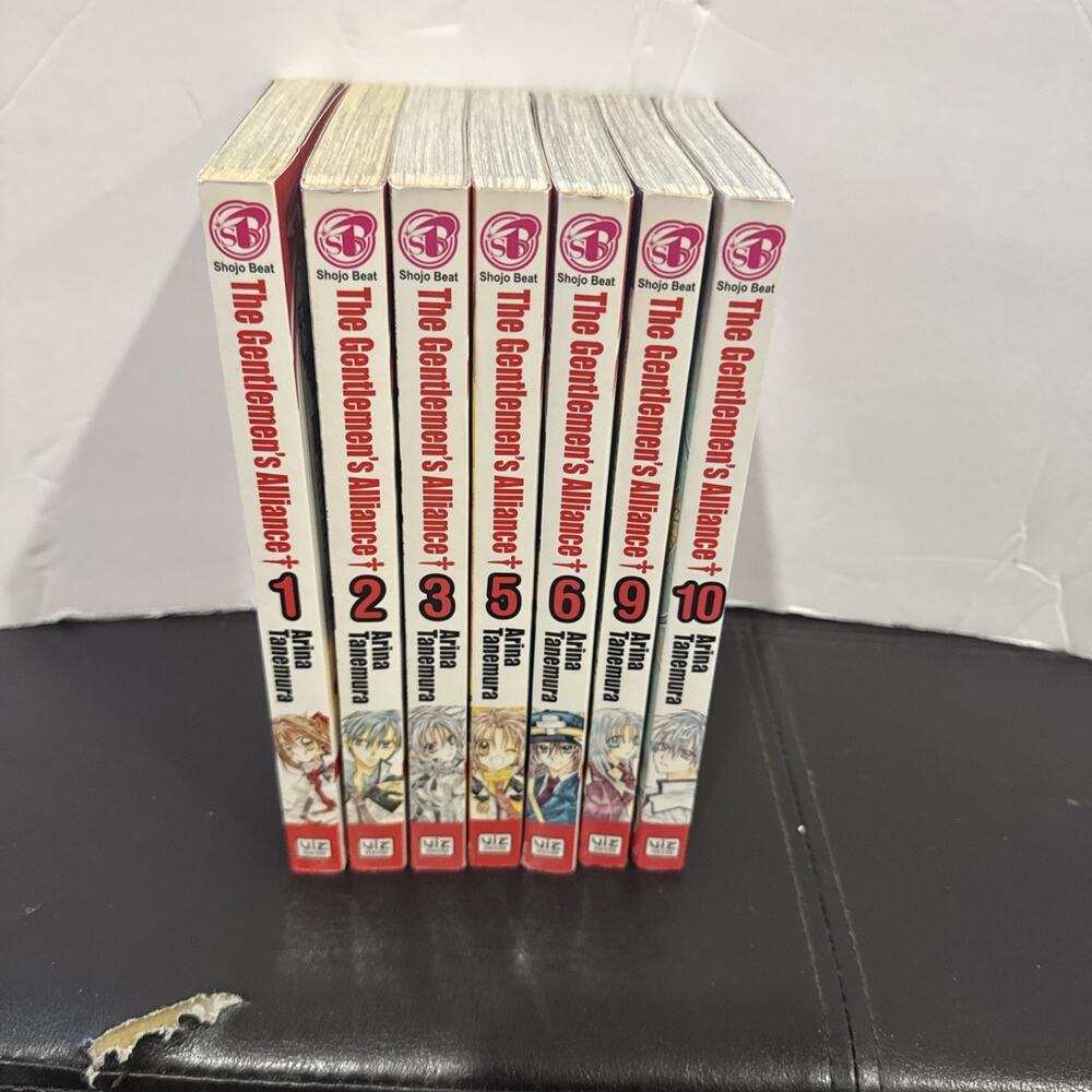 The Gentlemen’s Alliance Cross Manga Lot Vol 1 2 3 5 6 9 10 Viz English Set